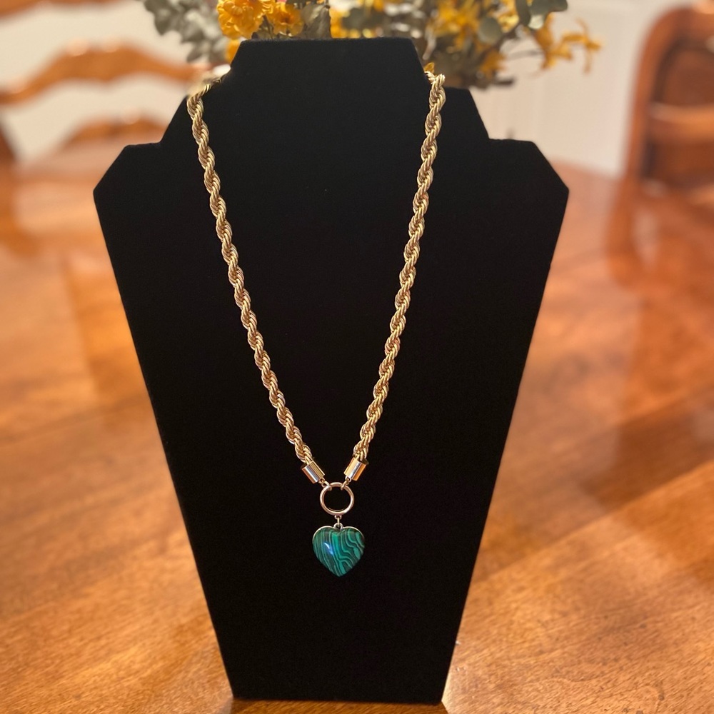 JCrew heart necklace